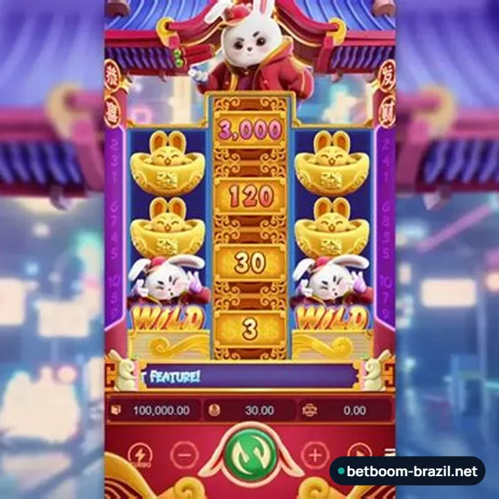 Fortune Rabbit – tela dos rolos