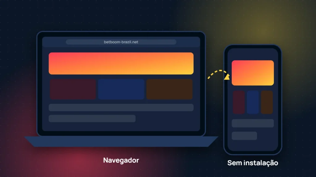 Versão web aberta no notebook e no celular